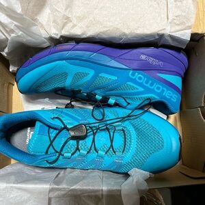 Salomon Women's Running Shoes - Vibrant Blue